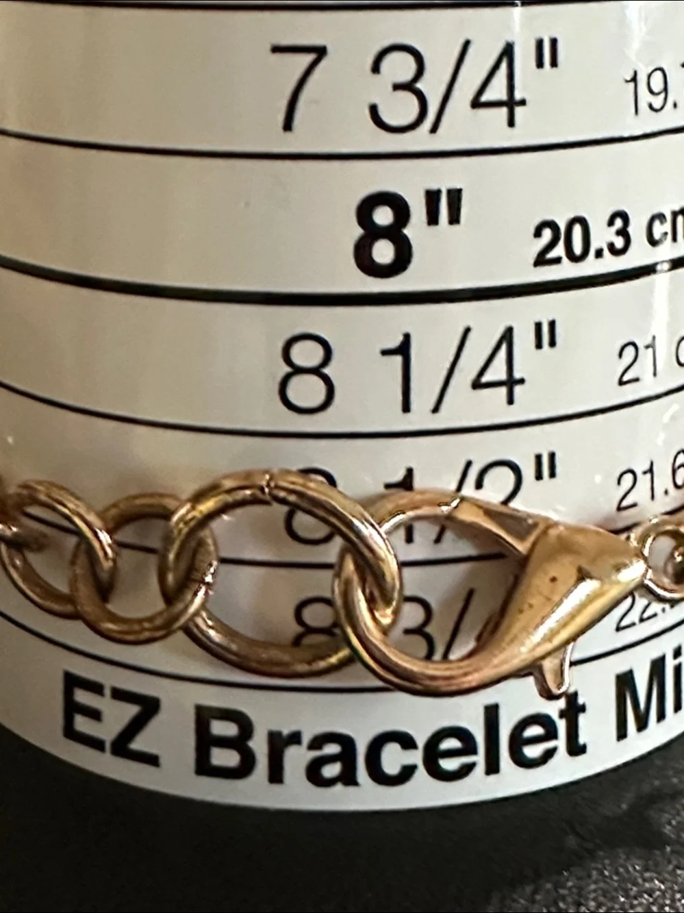Accutime Watch Co Rose Gold Charm Bracelet Watch
